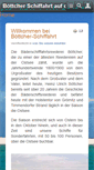 Mobile Screenshot of boettcher-schiffahrt.de
