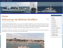 Tablet Screenshot of boettcher-schiffahrt.de